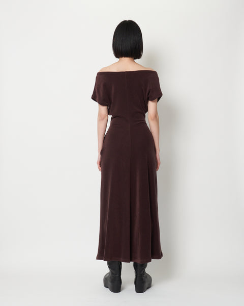 KIRSTY- TENSEL CASHMERE JERSEY DRESS