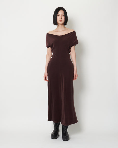 KIRSTY- TENSEL CASHMERE JERSEY DRESS