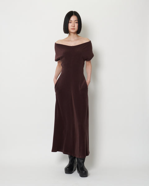 KIRSTY- TENSEL CASHMERE JERSEY DRESS