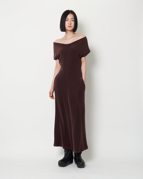 KIRSTY- TENSEL CASHMERE JERSEY DRESS