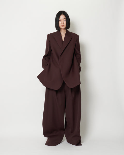 KRISTIN - WOOL GABARDINE TAILORED JACKET