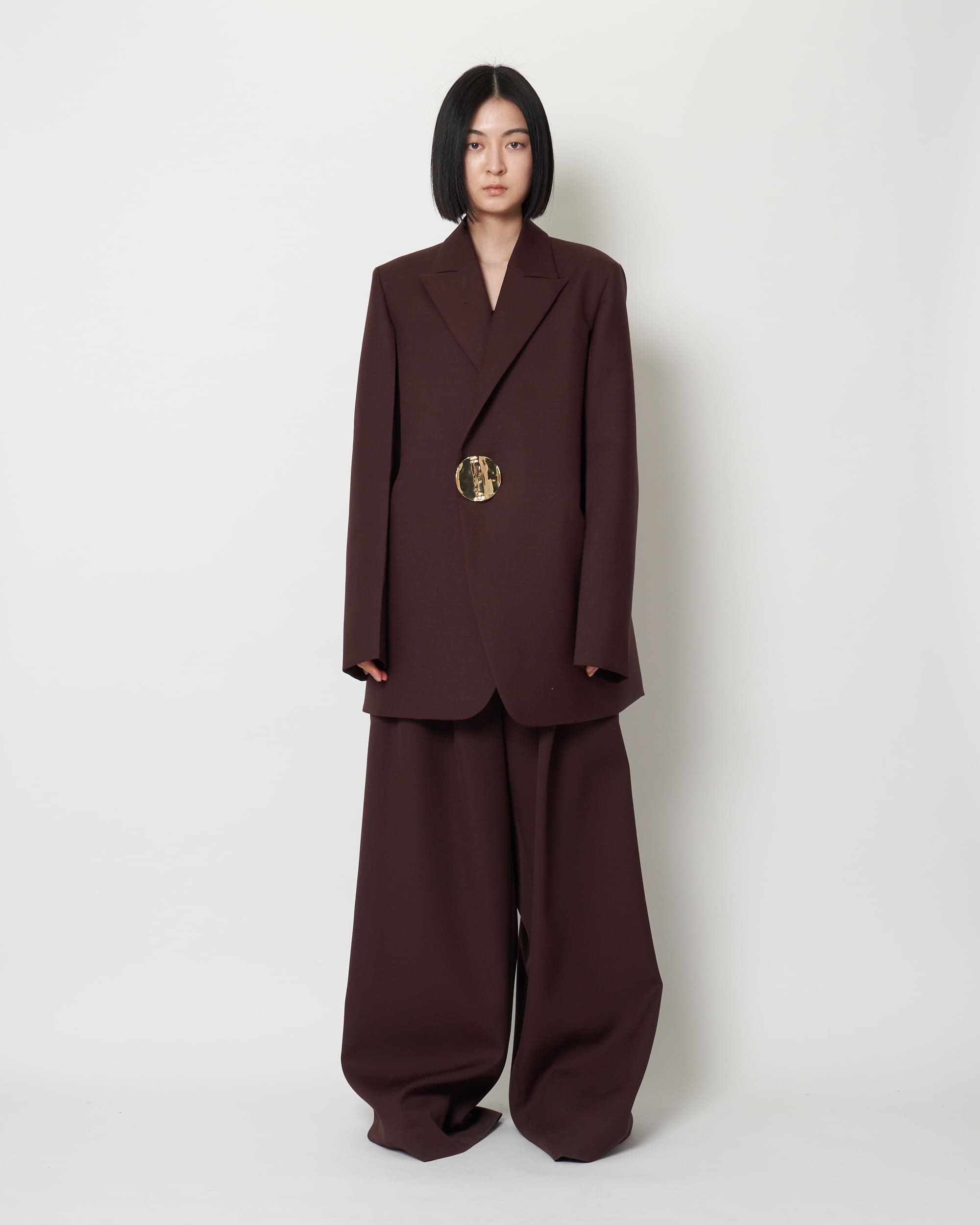 KRISTIN - WOOL GABARDINE TAILORED JACKET