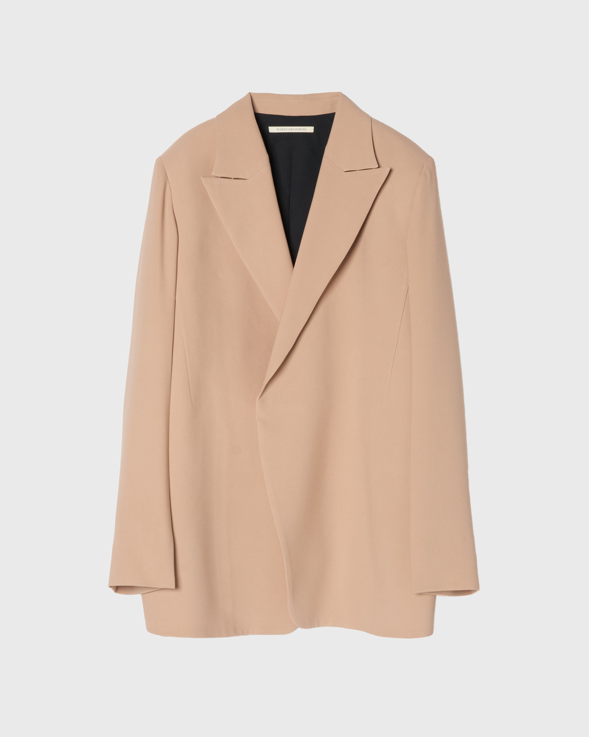 KRISTIN - SILK TAILORED JACKET - BEIGE