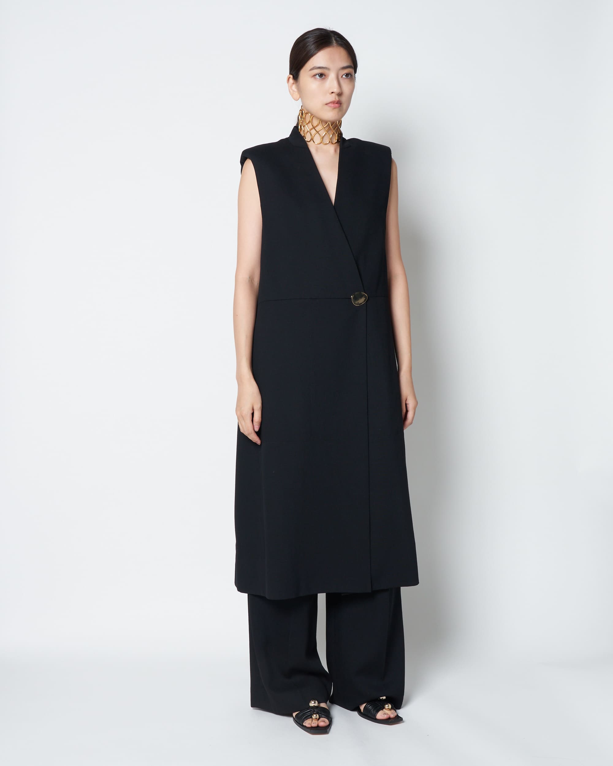 LARRY - SUMMER WOOL LONG GILET