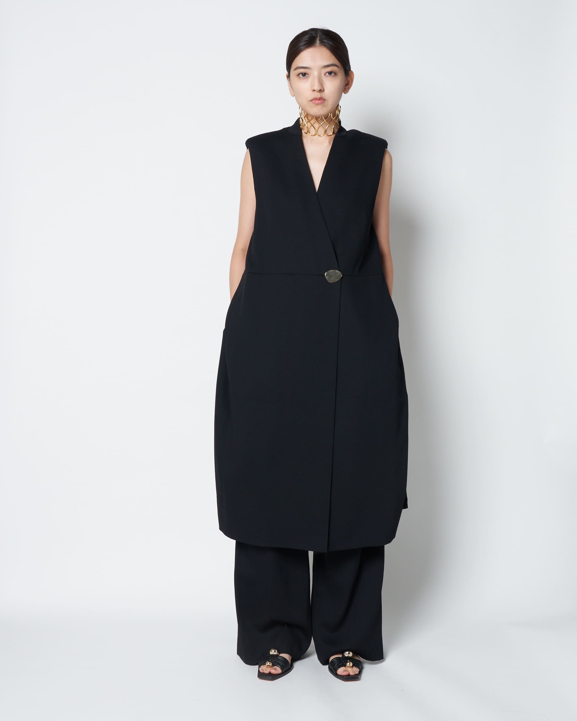 LARRY - SUMMER WOOL LONG GILET