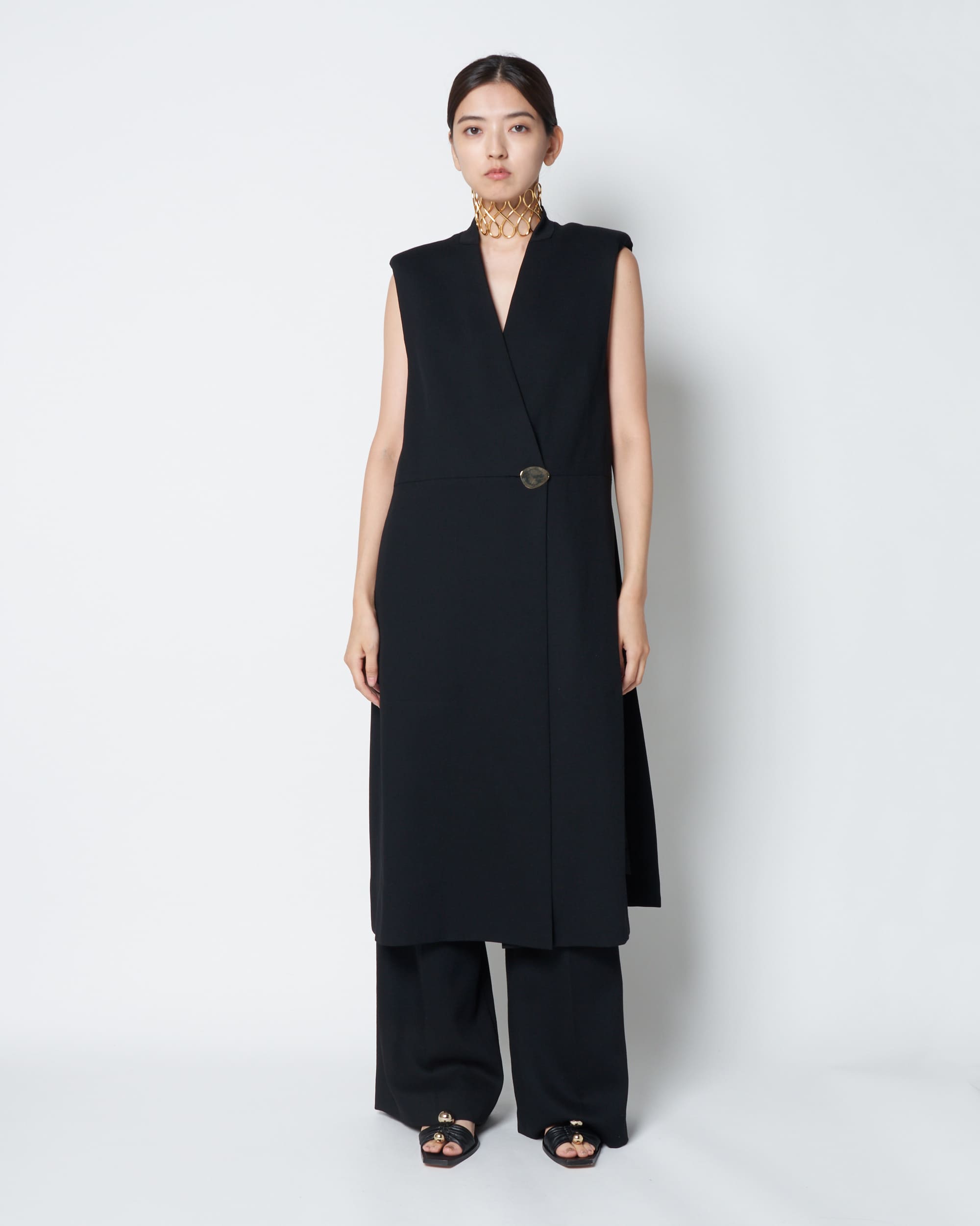 LARRY - SUMMER WOOL LONG GILET