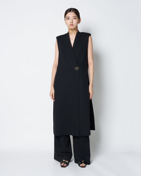 LARRY - SUMMER WOOL LONG GILET