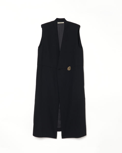 LARRY - SUMMER WOOL LONG GILET