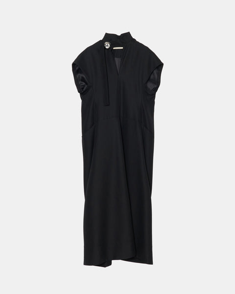 LAURA - ROUND SHAPE SLEEVELESS DRESS