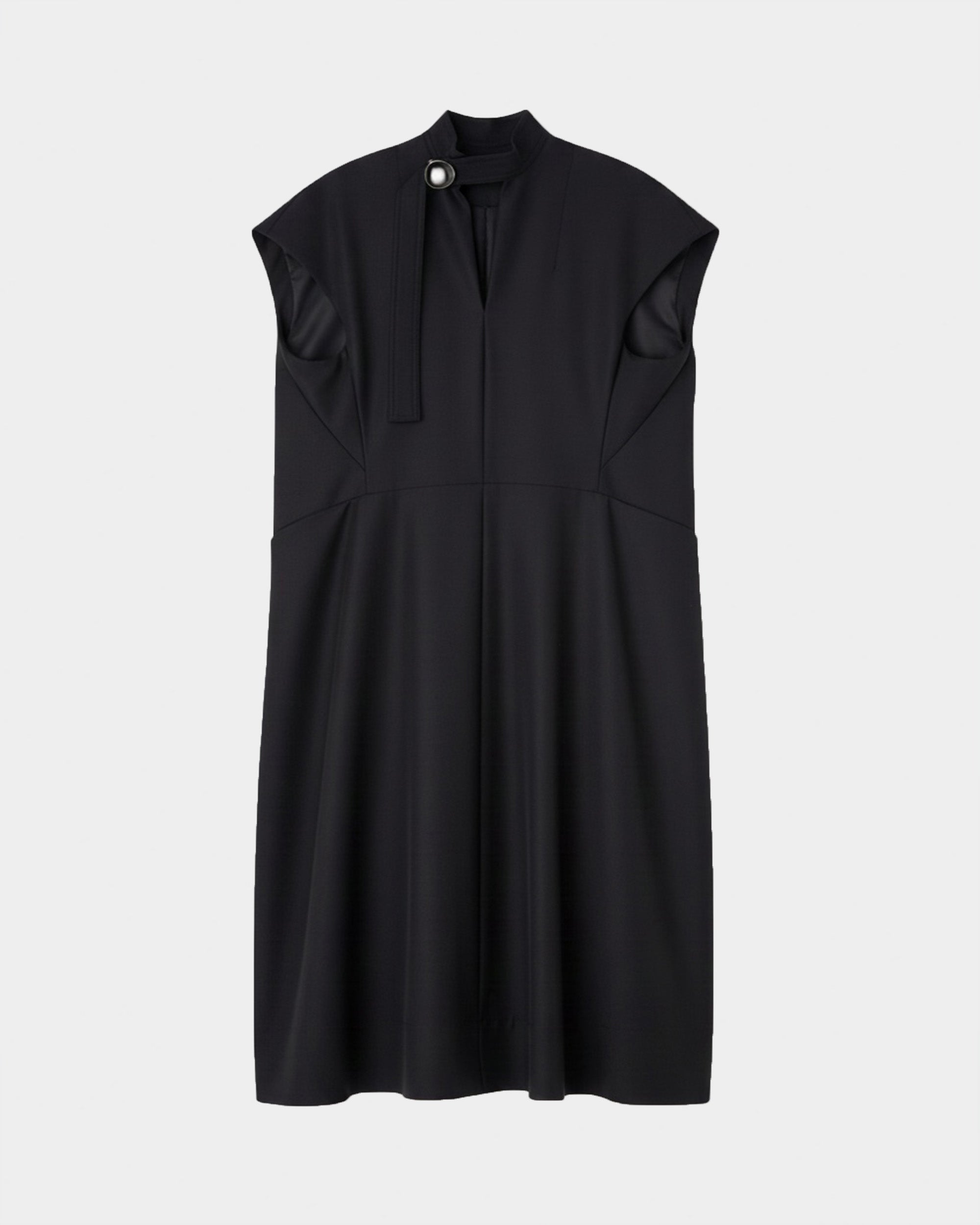 LAURA - ROUND SHAPE SLEEVELESS DRESS