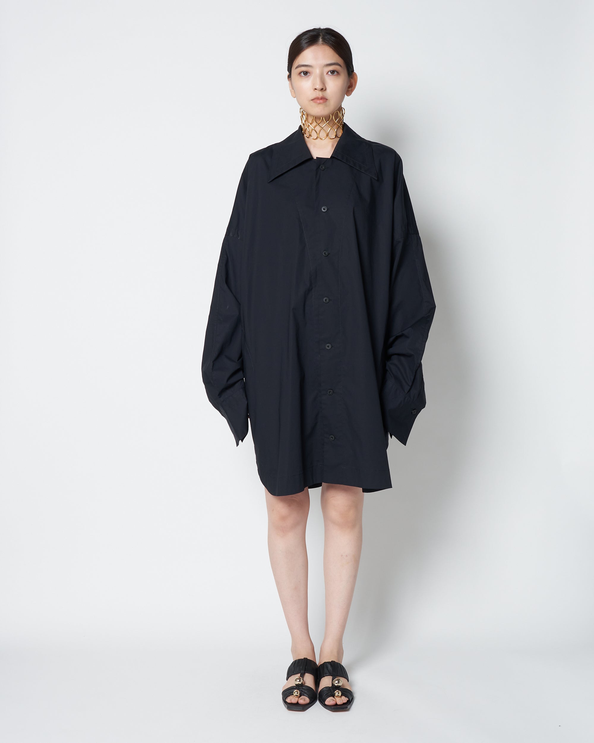 【PRE ORDER】LAUREN- OVERSIZED COTTON DRESS SHIRT