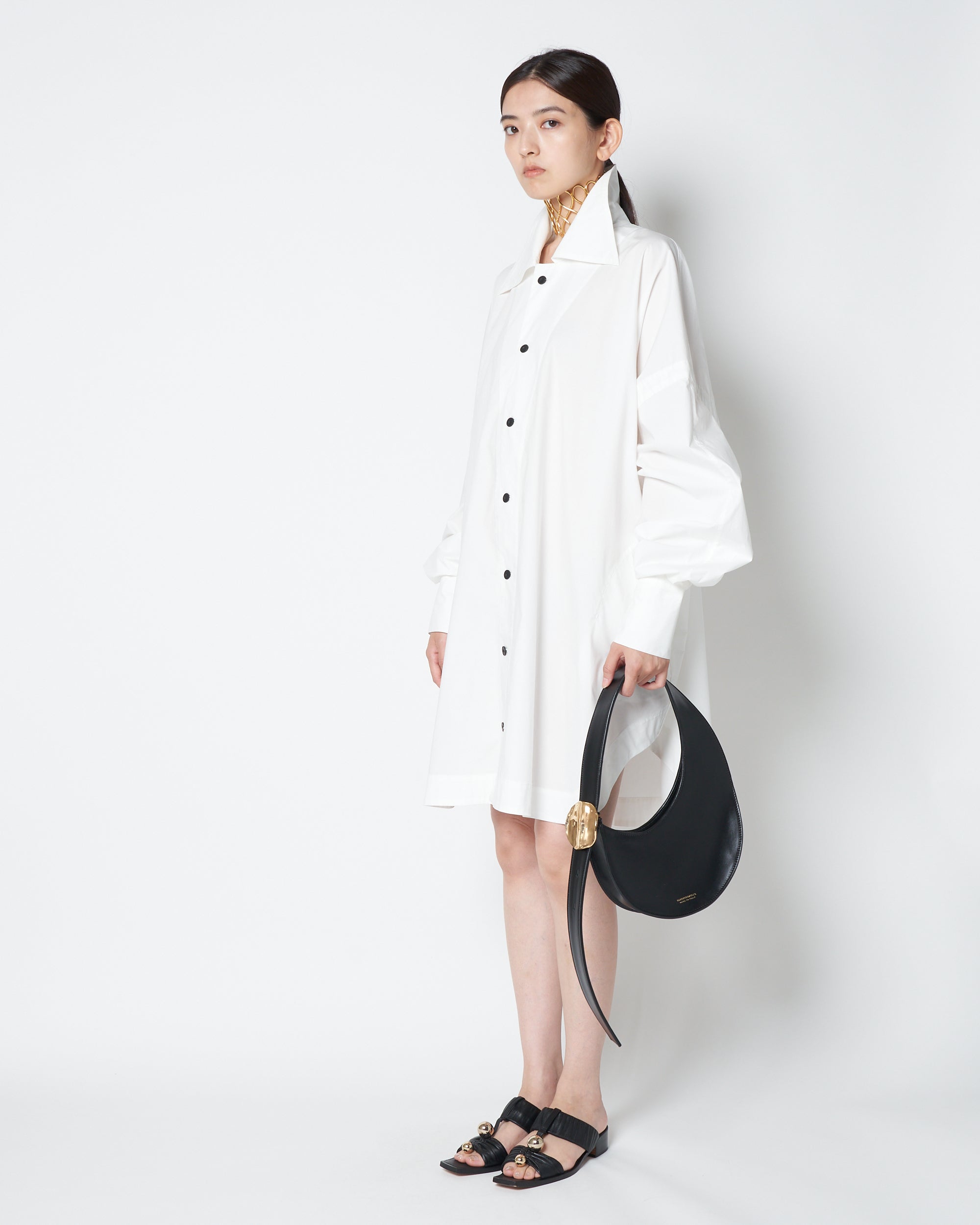 【PRE ORDER】LAUREN- OVERSIZED COTTON DRESS SHIRT