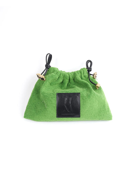 LAVAZZA - LEATHER PATCHED PILE POUCH