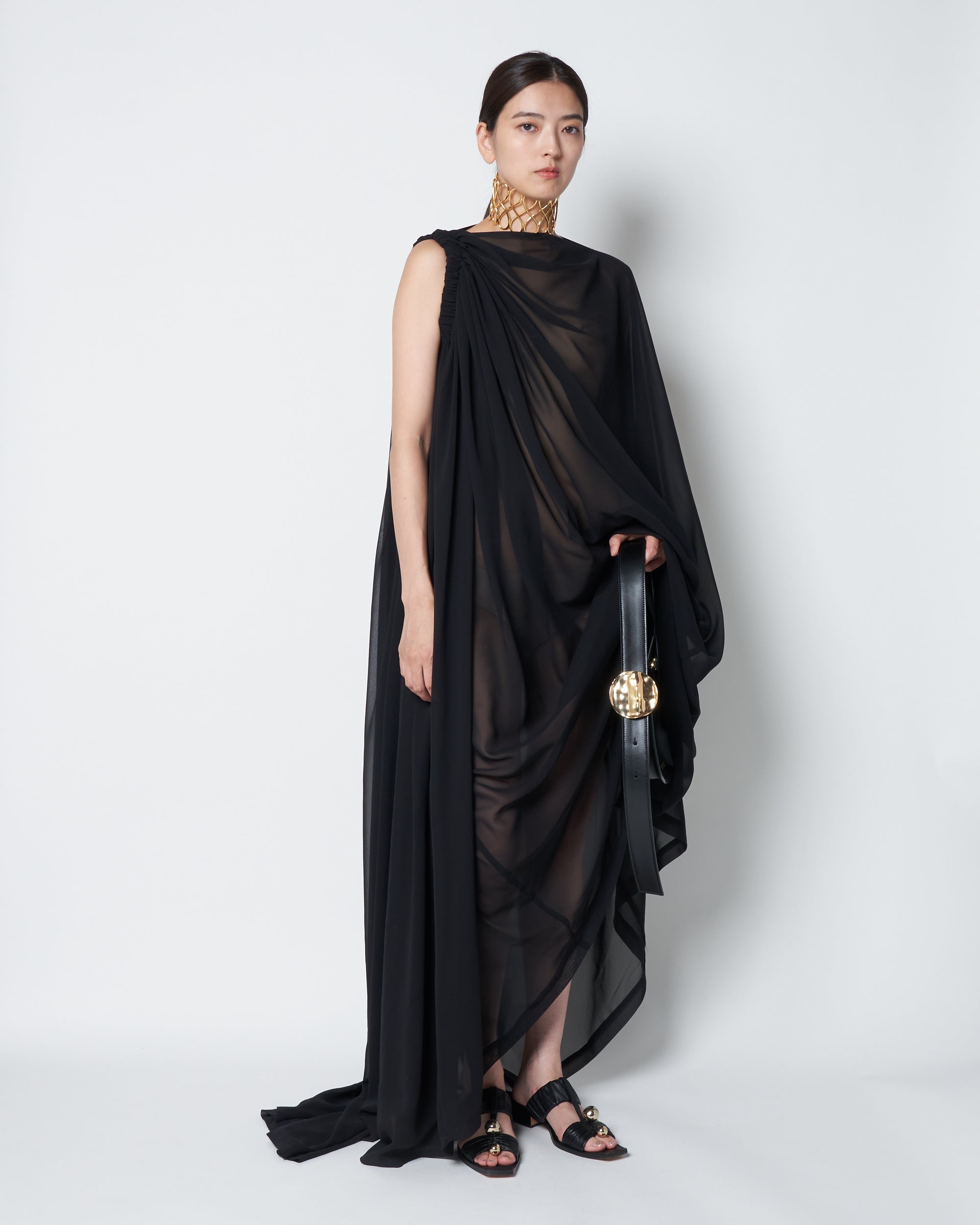 【PRE ORDER】LAVISH - CHIFFON GATHERED TWO WAY DRESS