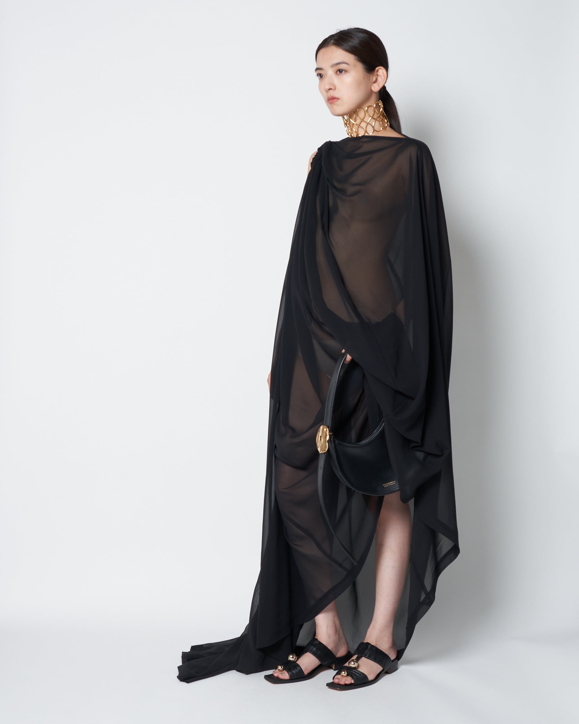 【PRE ORDER】LAVISH - CHIFFON GATHERED TWO WAY DRESS