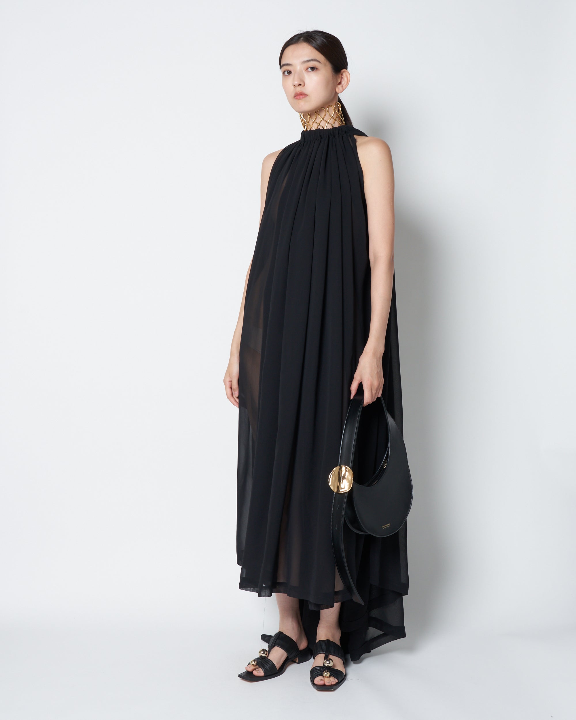 【PRE ORDER】LAVISH - CHIFFON GATHERED TWO WAY DRESS