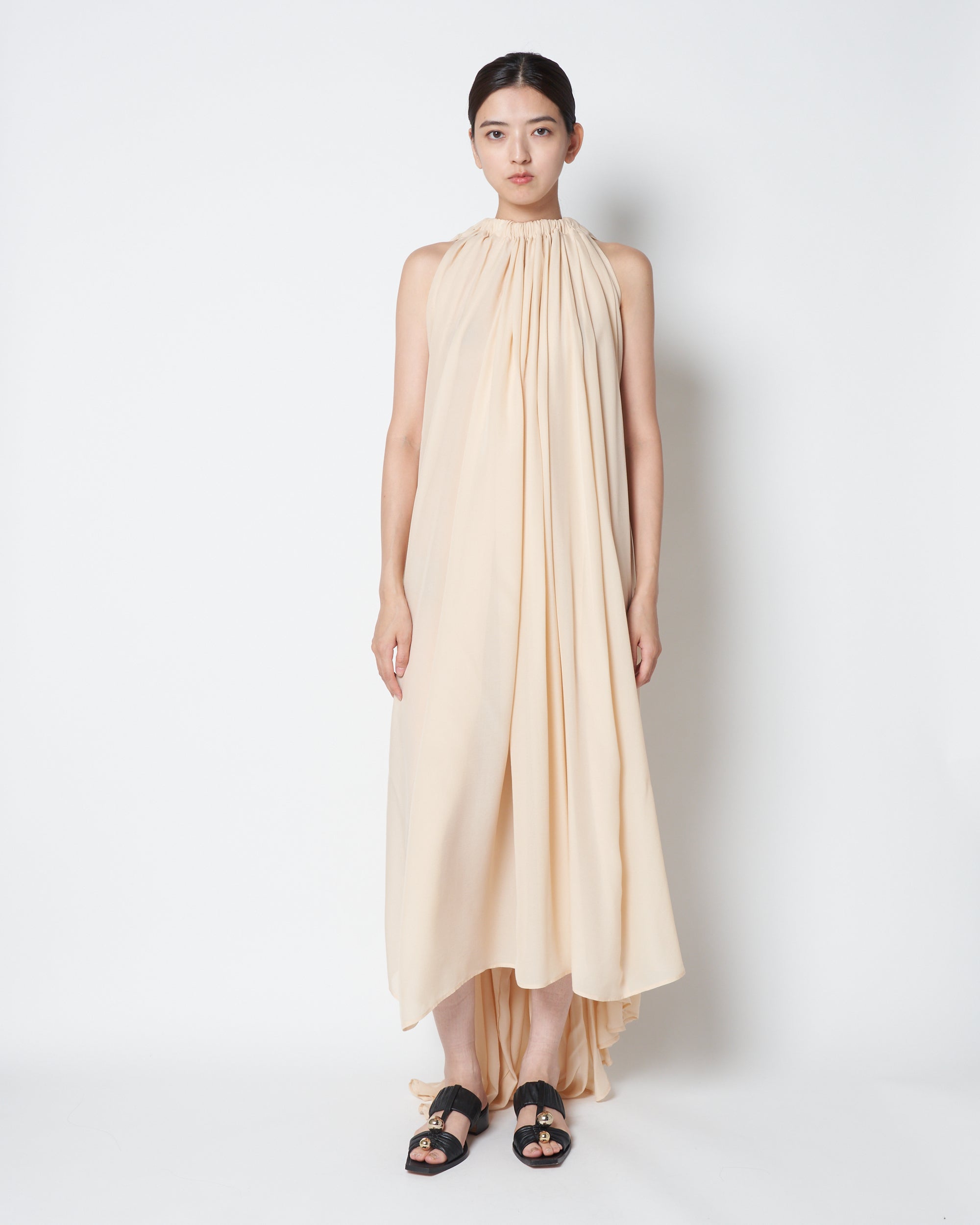 【PRE ORDER】LAVISH - SILK GATHERED TWO WAY DRESS