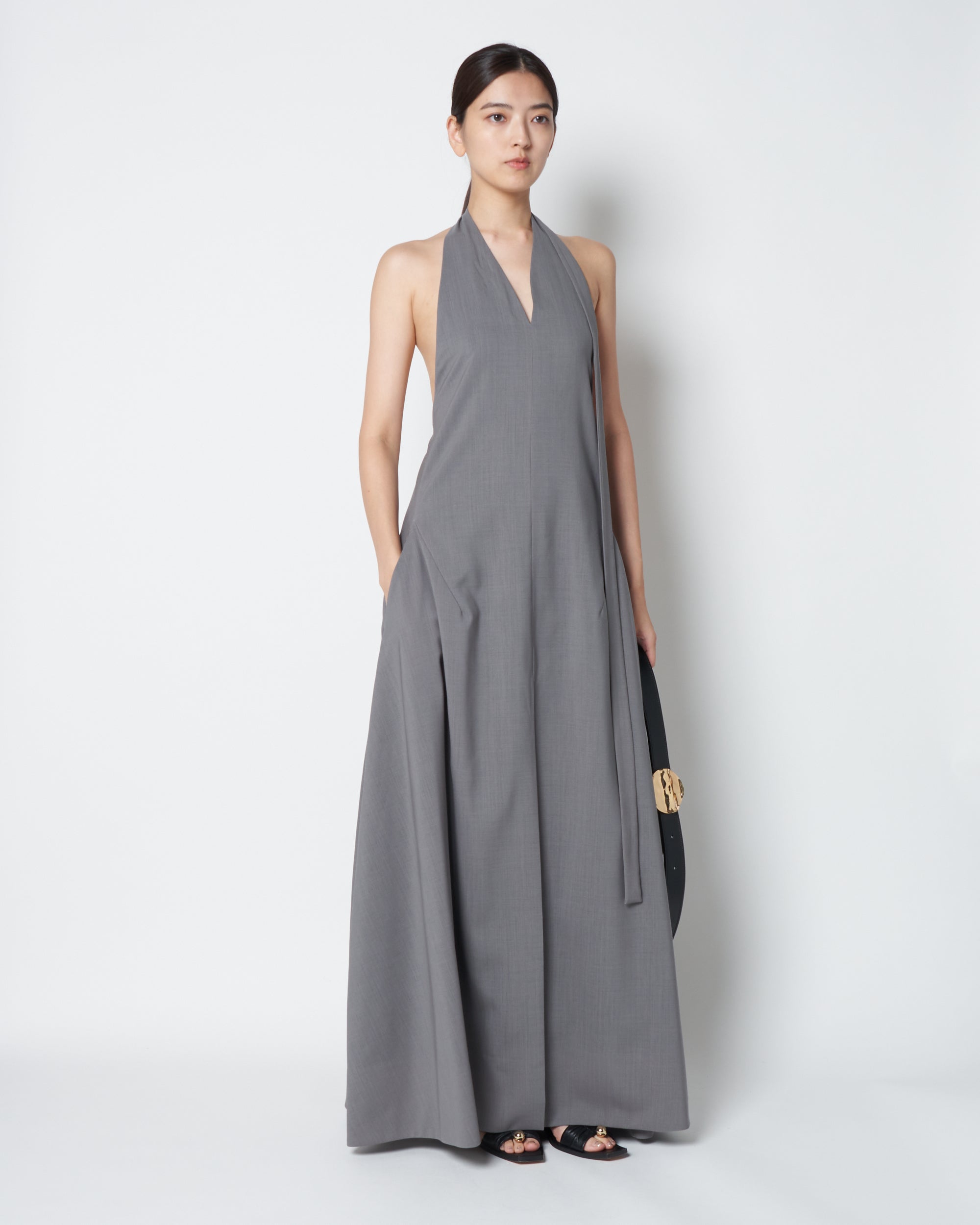 【PRE ORDER】LEAH - SUMMER WOOL OPEN BACK DRESS