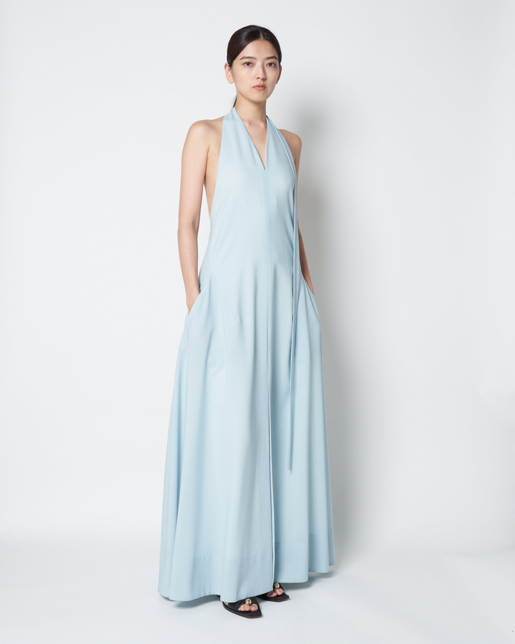 【PRE ORDER】LEAH - SUMMER WOOL OPEN BACK DRESS