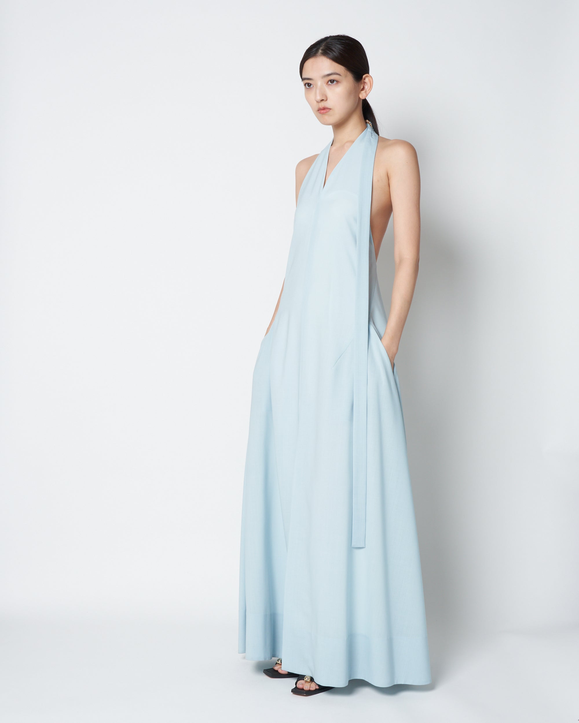 【PRE ORDER】LEAH - SUMMER WOOL OPEN BACK DRESS