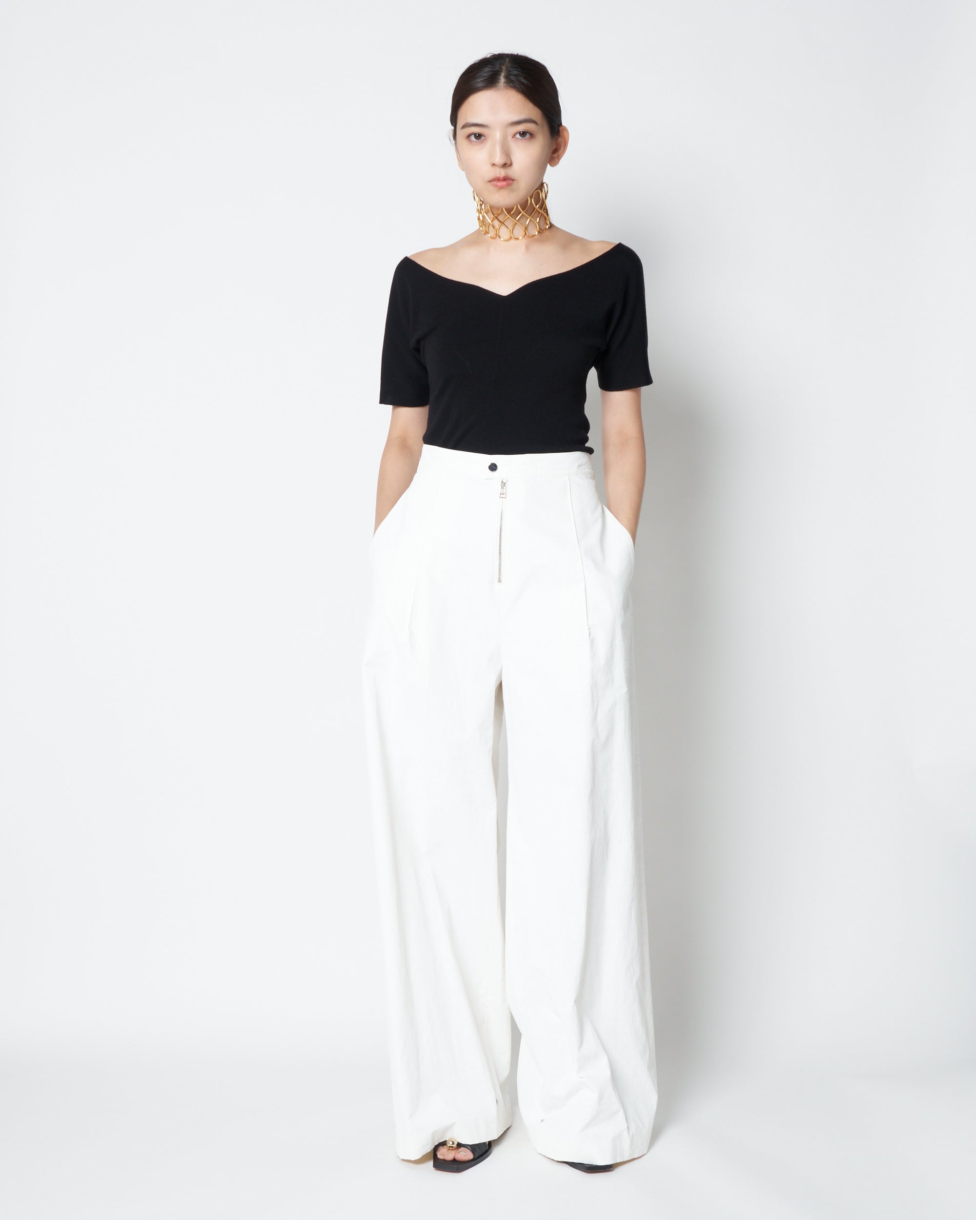 【PRE ORDER】LENNON - PLASTER LINEN WIDE PANTS