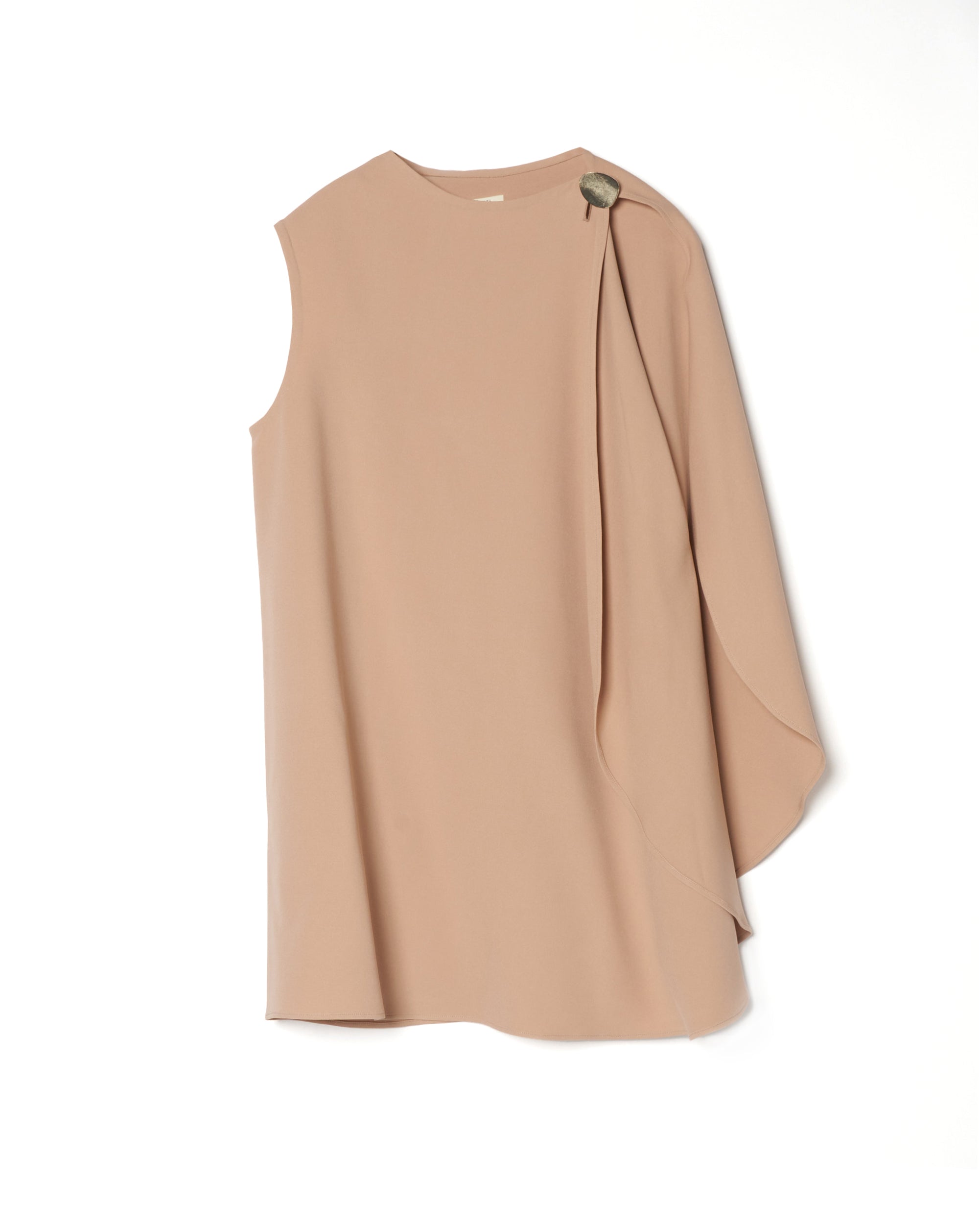 【PRE ORDER】LEVI- SILK ASYMMETRY DRAPED BLOUSE