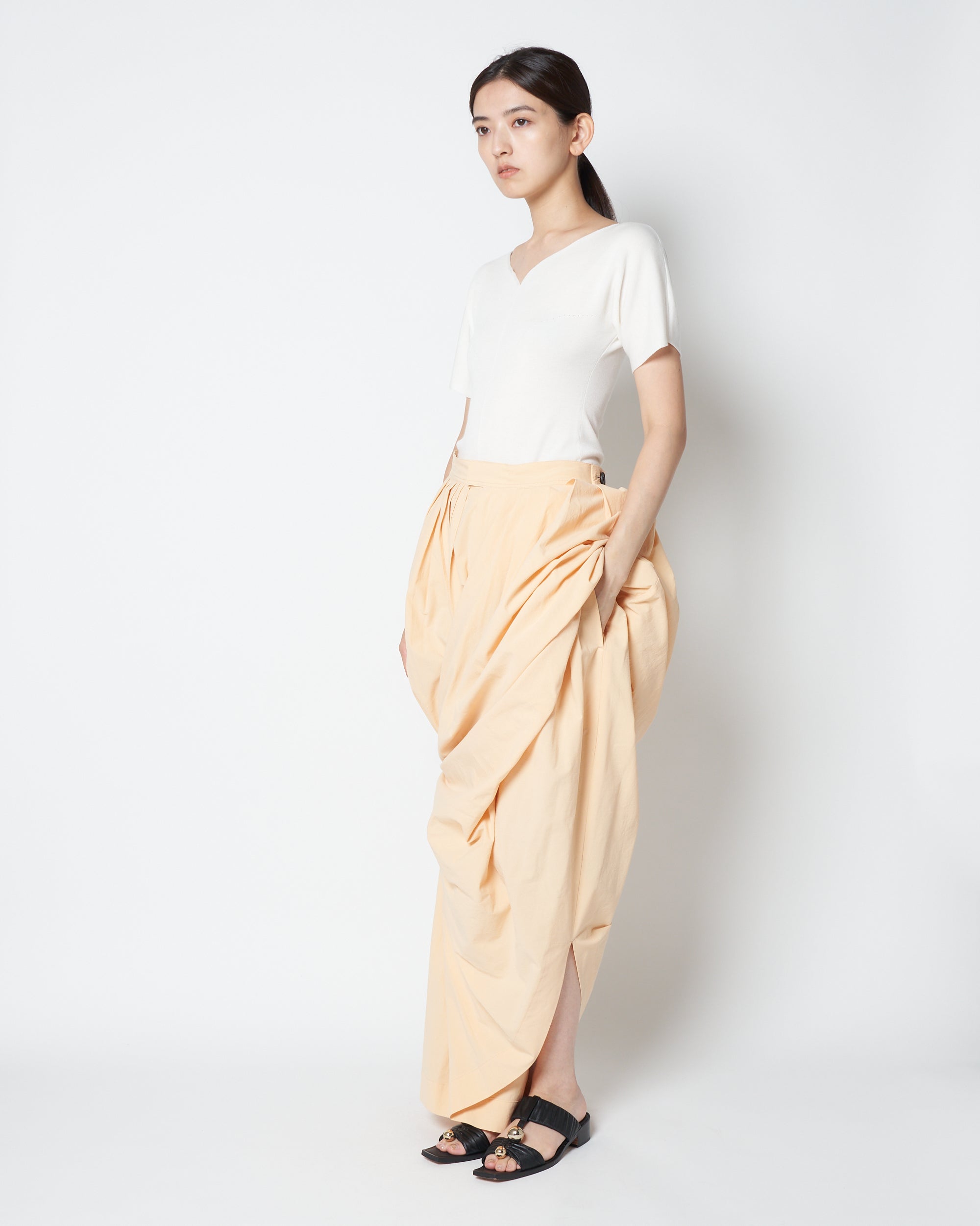 【PRE ORDER】LINT - ASYMMETRY 2WAY DRESS SKIRT