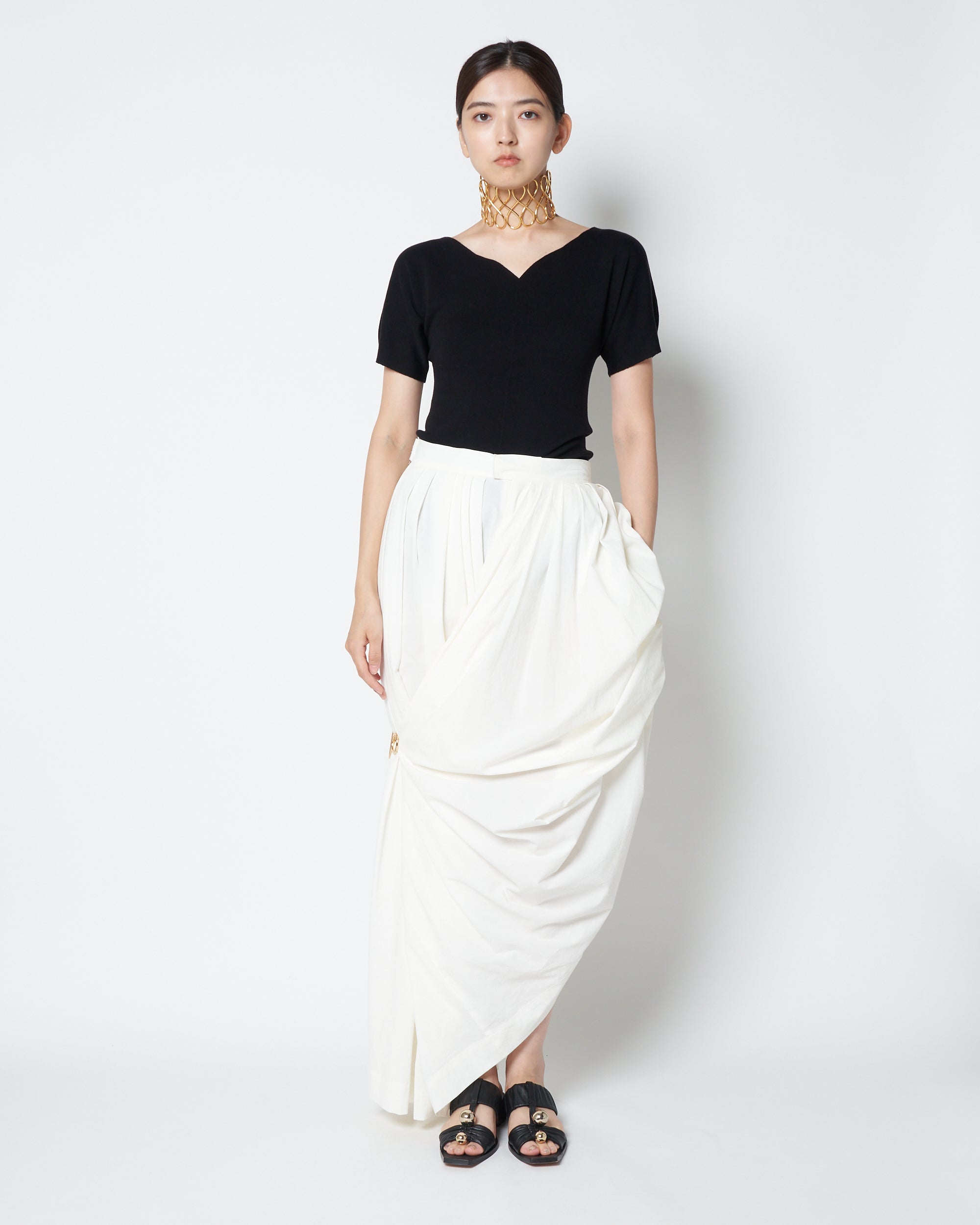 【PRE ORDER】LINT - ASYMMETRY 2WAY DRESS SKIRT