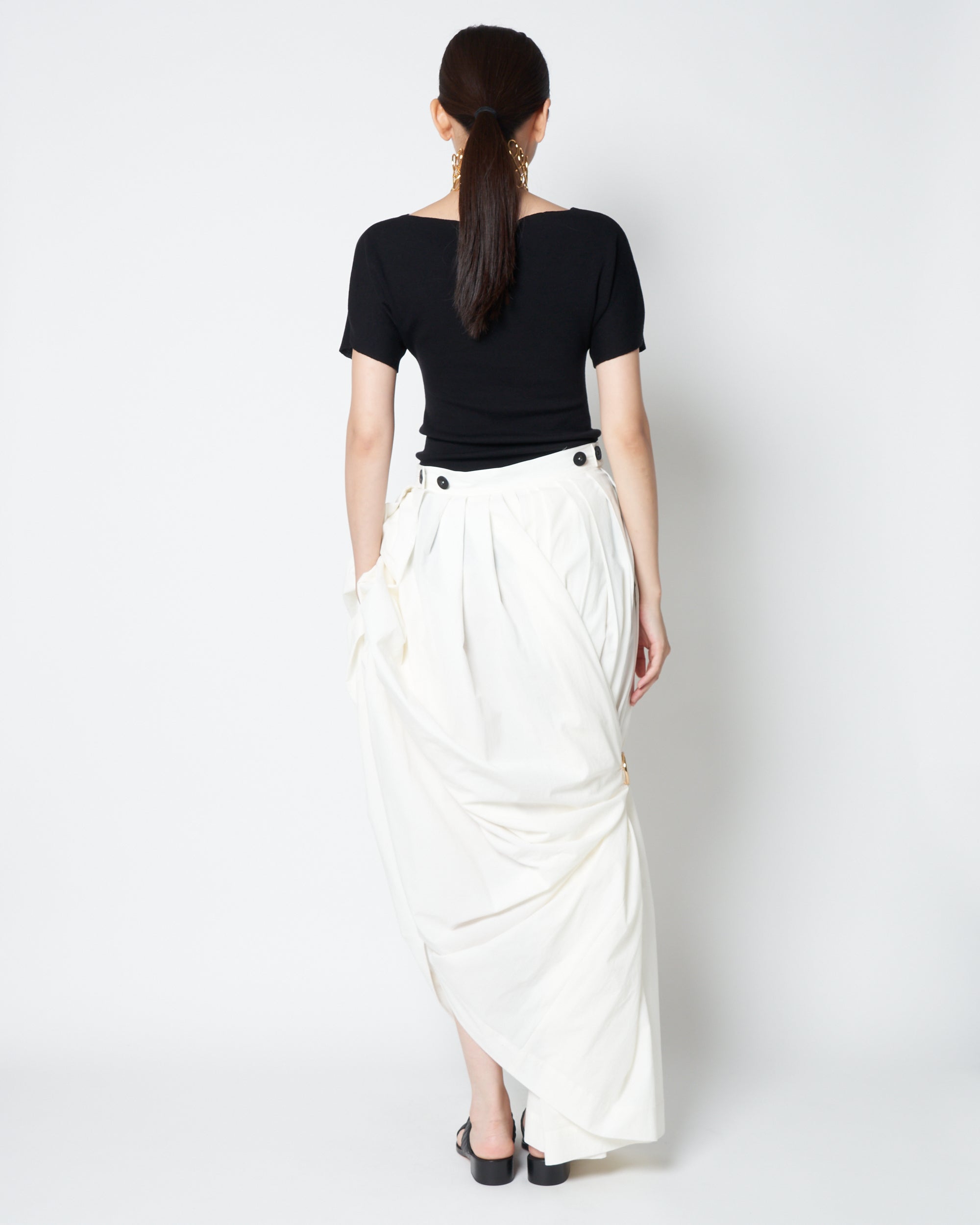 【PRE ORDER】LINT - ASYMMETRY 2WAY DRESS SKIRT