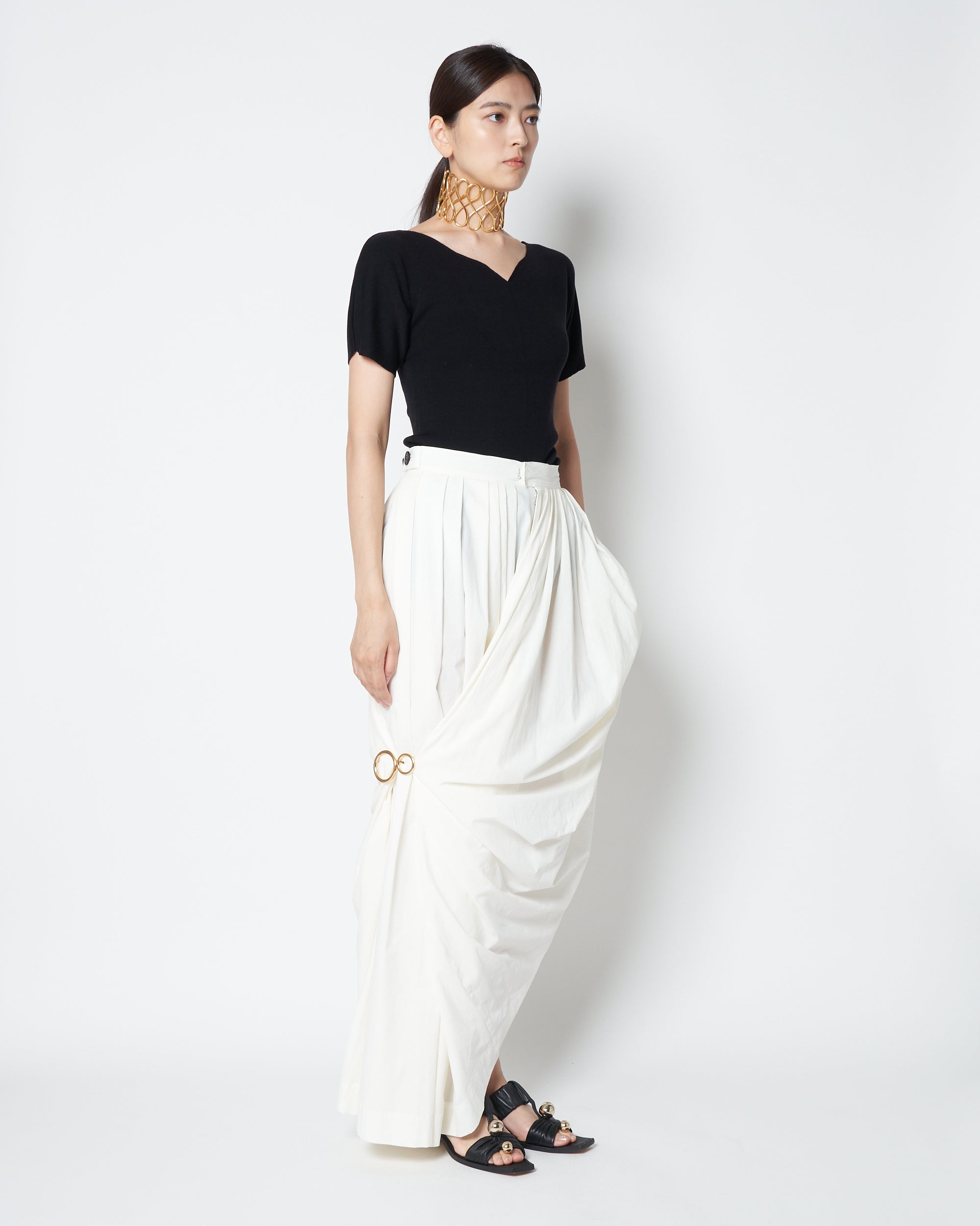 【PRE ORDER】LINT - ASYMMETRY 2WAY DRESS SKIRT