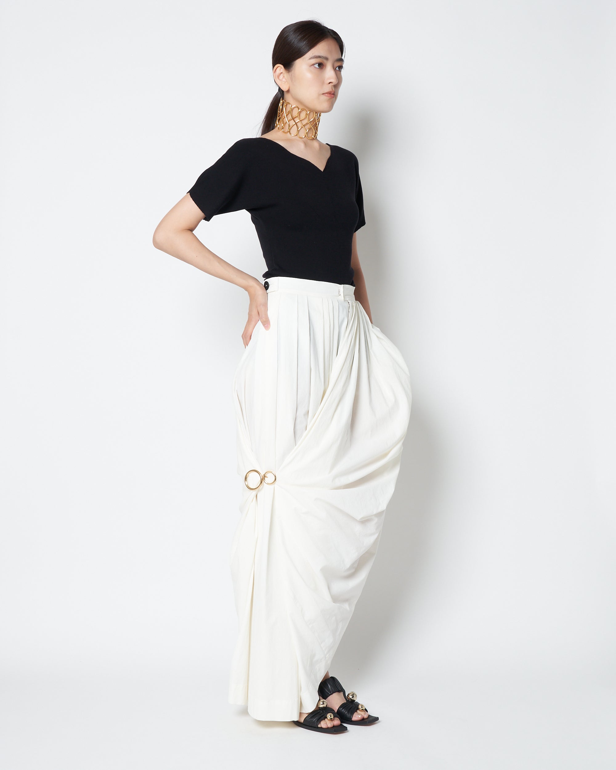 【PRE ORDER】LINT - ASYMMETRY 2WAY DRESS SKIRT