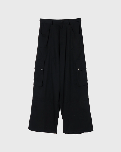 LOBBY - WOOL WIDE CARGO PANTS