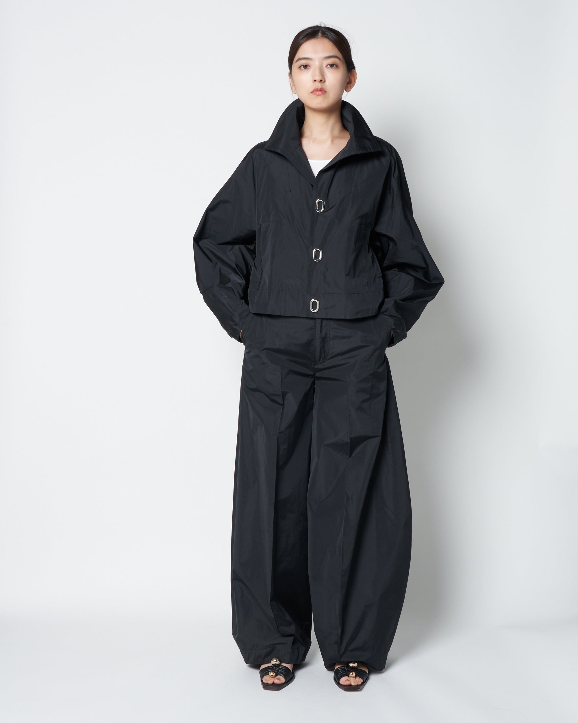 【PRE ORDER】LOGAN - SILK BLEND SHORT BLOUSON