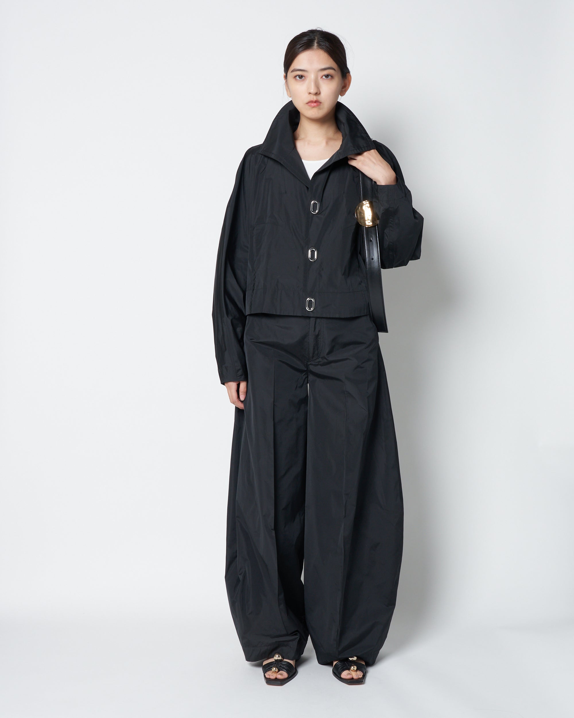 【PRE ORDER】LOGAN - SILK BLEND SHORT BLOUSON