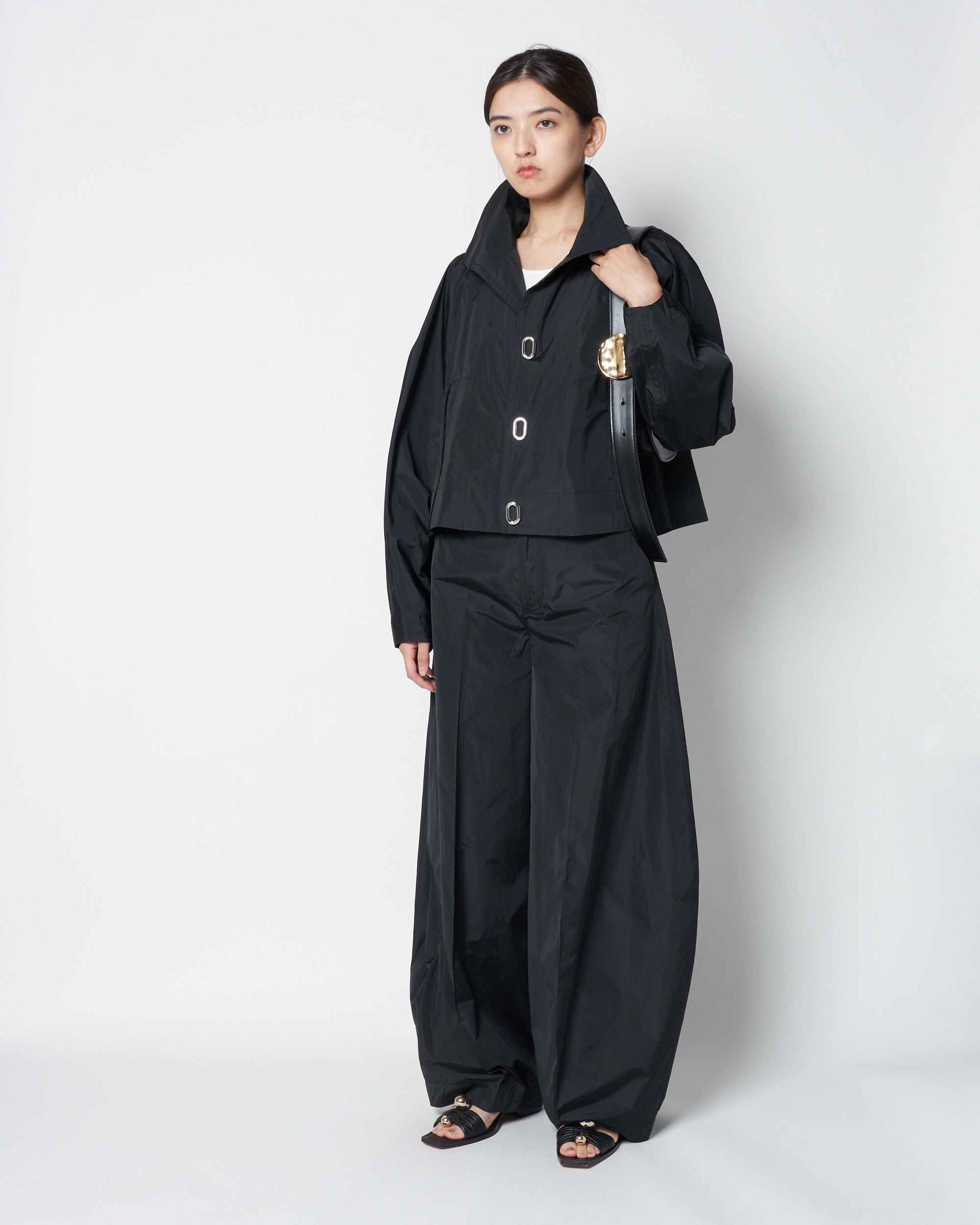 【PRE ORDER】LOGAN - SILK BLEND SHORT BLOUSON