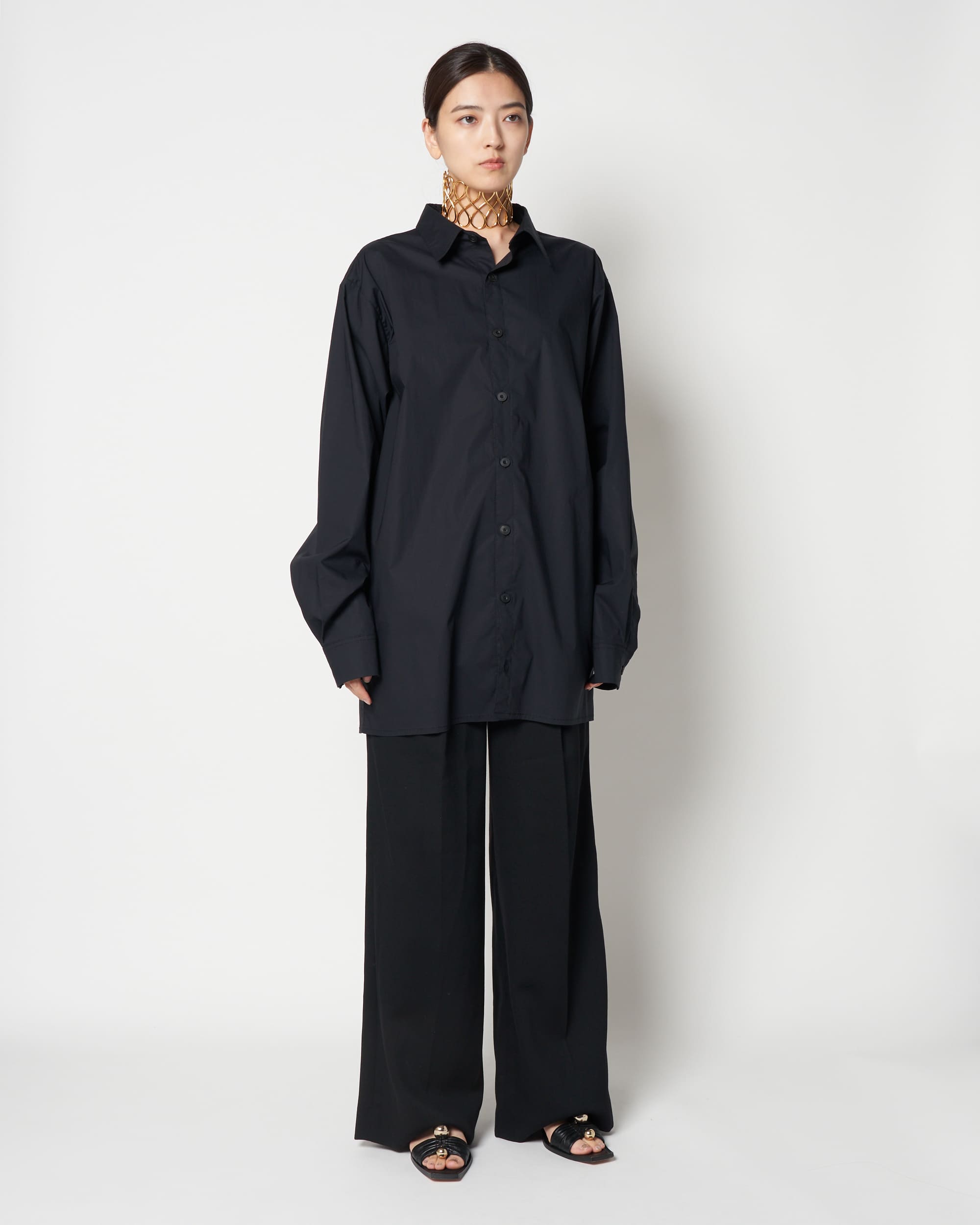 LOTUS - RELAXED SHIRT WITH STITCH DETAIL