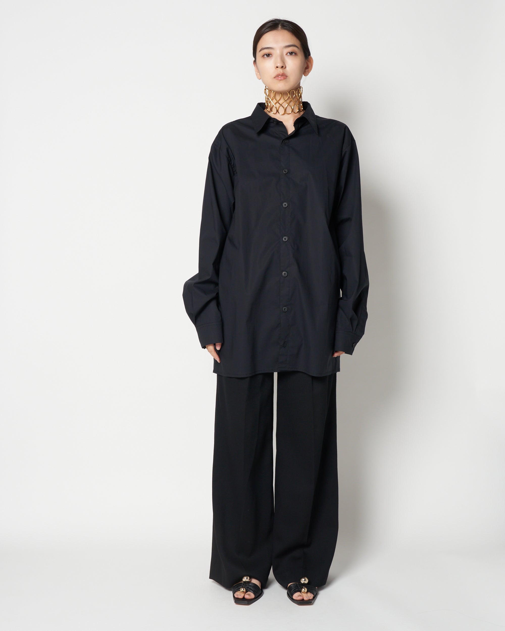 【PRE ORDER】LOTUS - RELAXED SHIRT WITH STITCH DETAIL