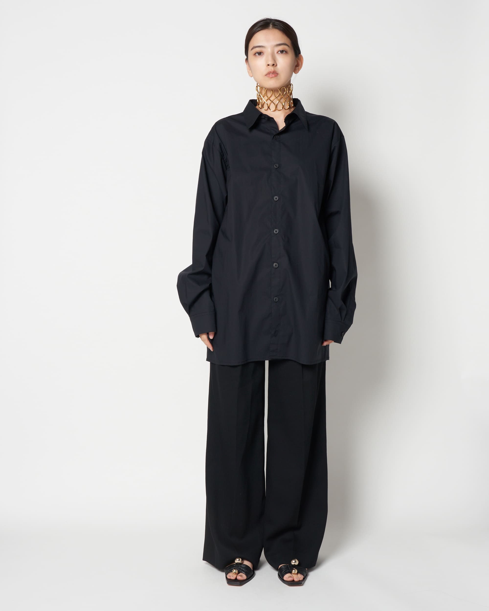 LOTUS - RELAXED SHIRT WITH STITCH DETAIL