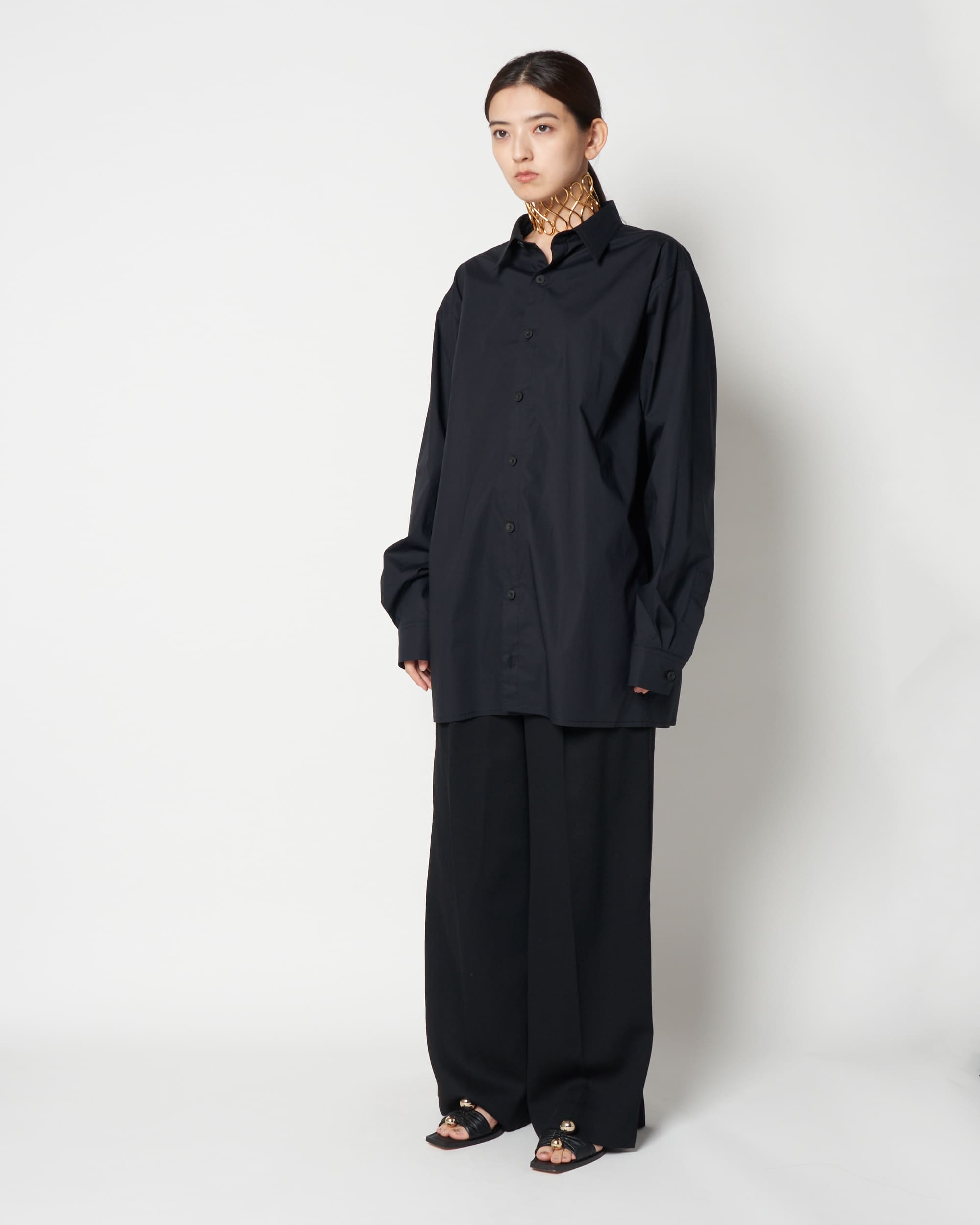 LOTUS - RELAXED SHIRT WITH STITCH DETAIL