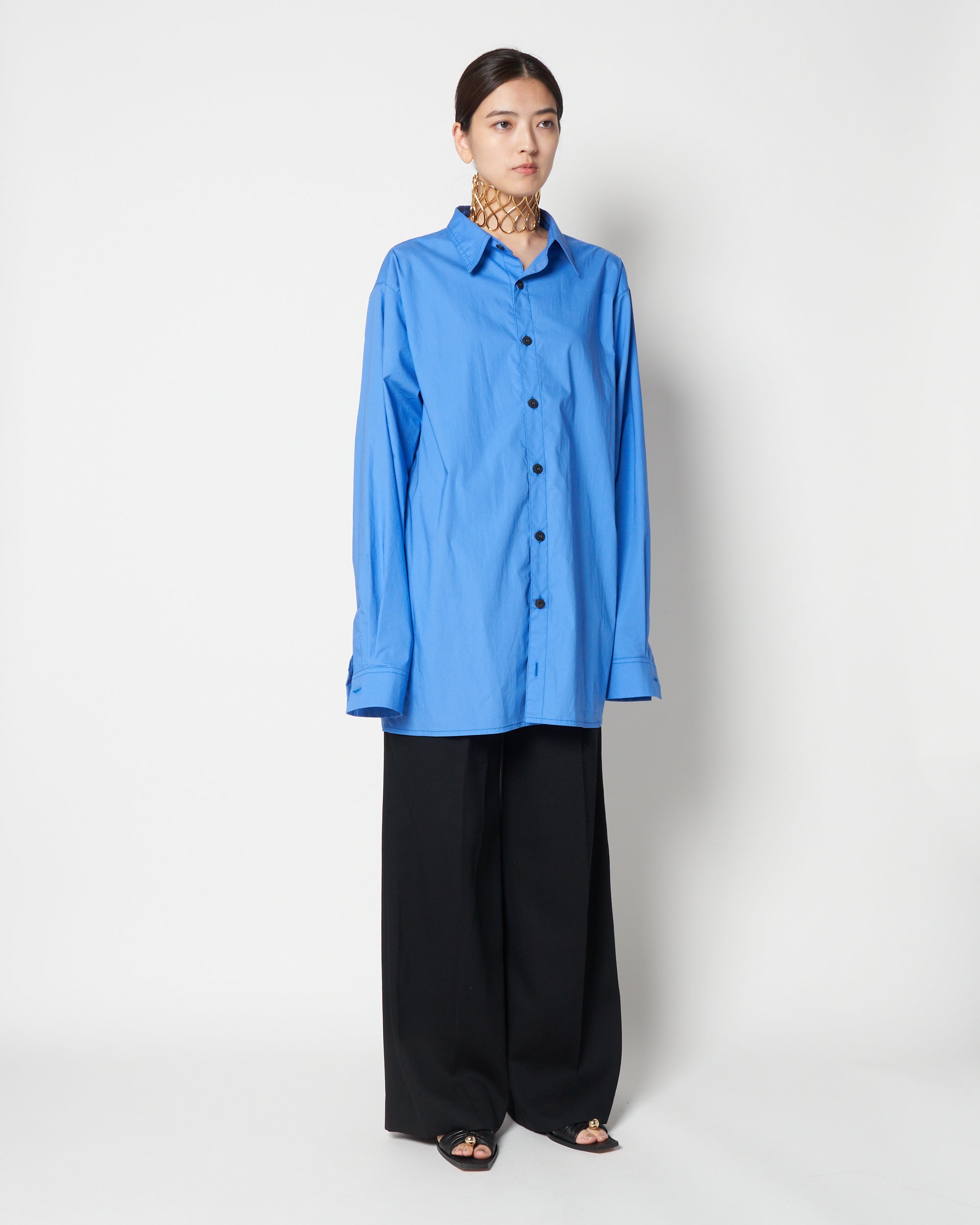 【PRE ORDER】LOTUS - RELAXED SHIRT WITH STITCH DETAIL