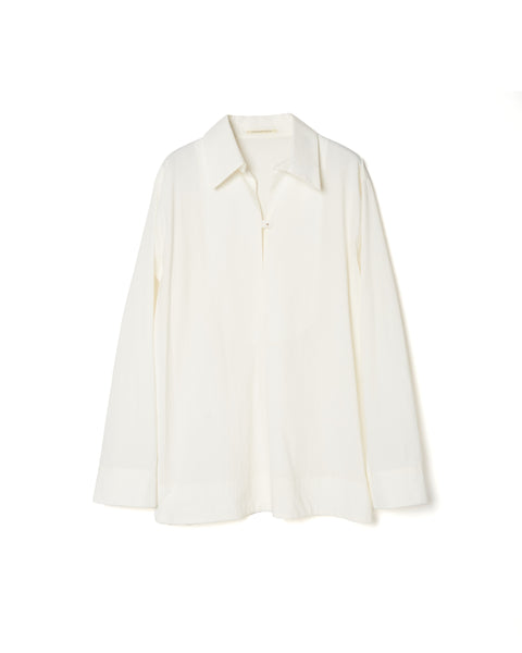 LOWELL - COTTON OVERSIZE PULLOVER SHIRT
