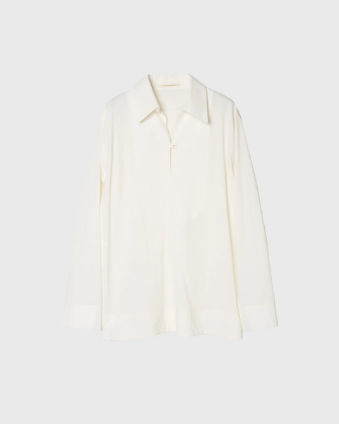 LOWELL - COTTON OVERSIZE PULLOVER SHIRT