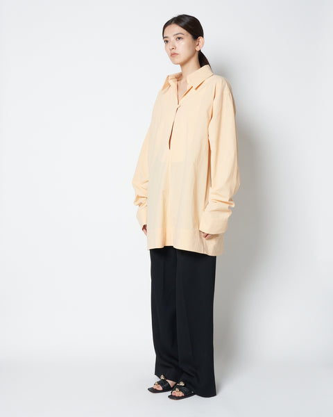 LOWELL - COTTON OVERSIZE PULLOVER SHIRT