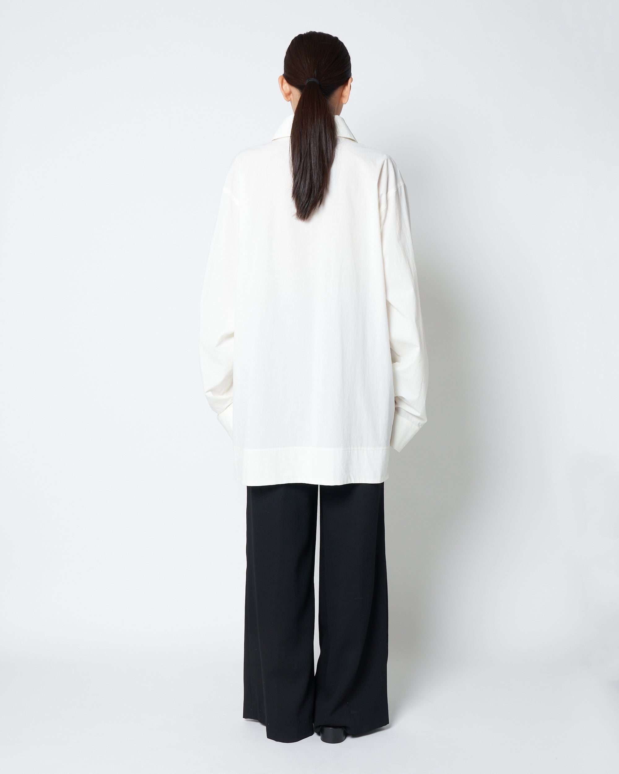 【PRE ORDER】LOWELL - COTTON OVERSIZE PULLOVER SHIRT