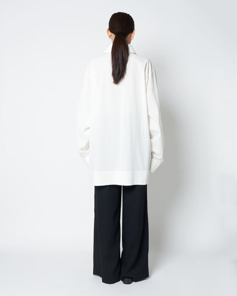 LOWELL - COTTON OVERSIZE PULLOVER SHIRT