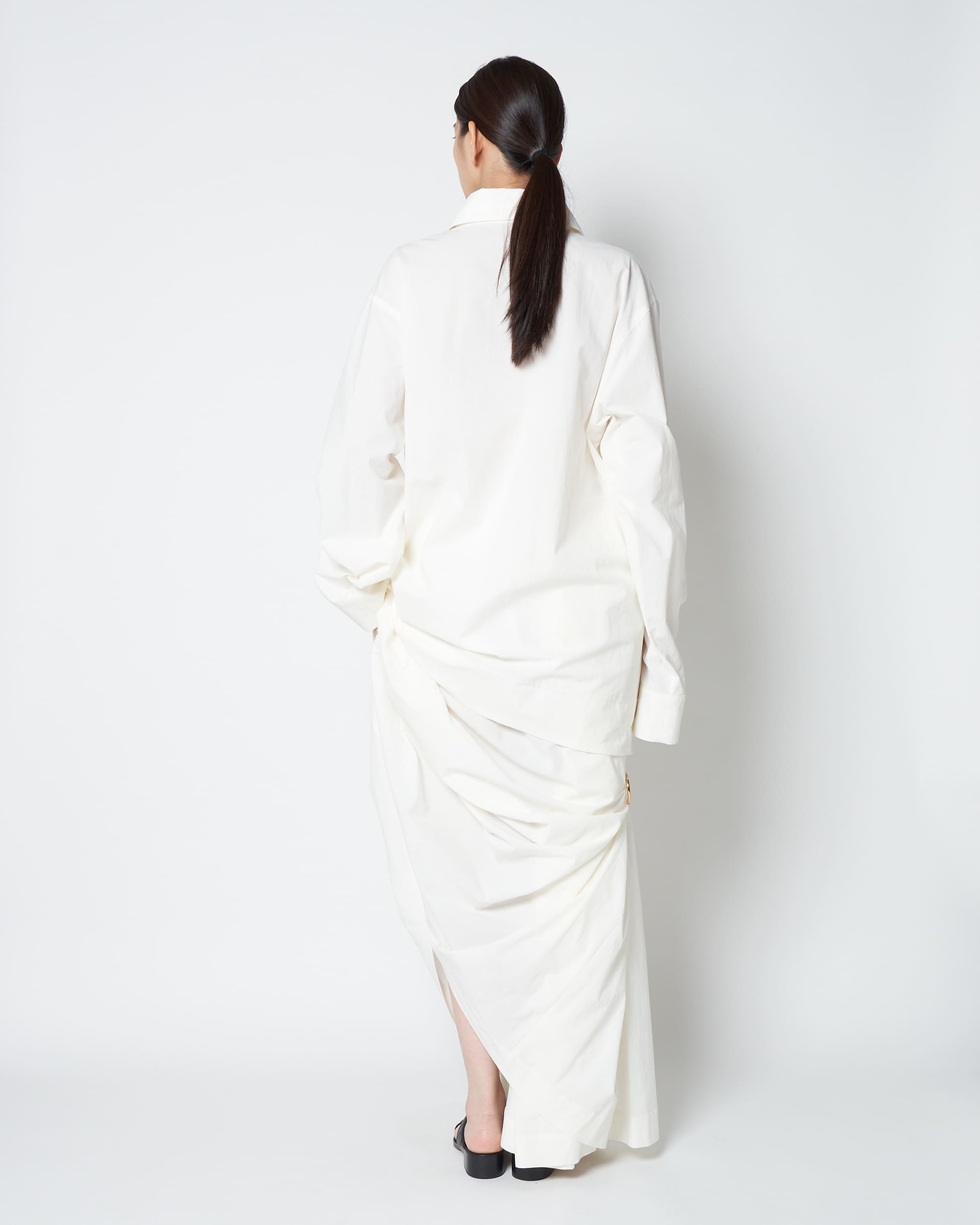 LOWELL - COTTON OVERSIZE PULLOVER SHIRT
