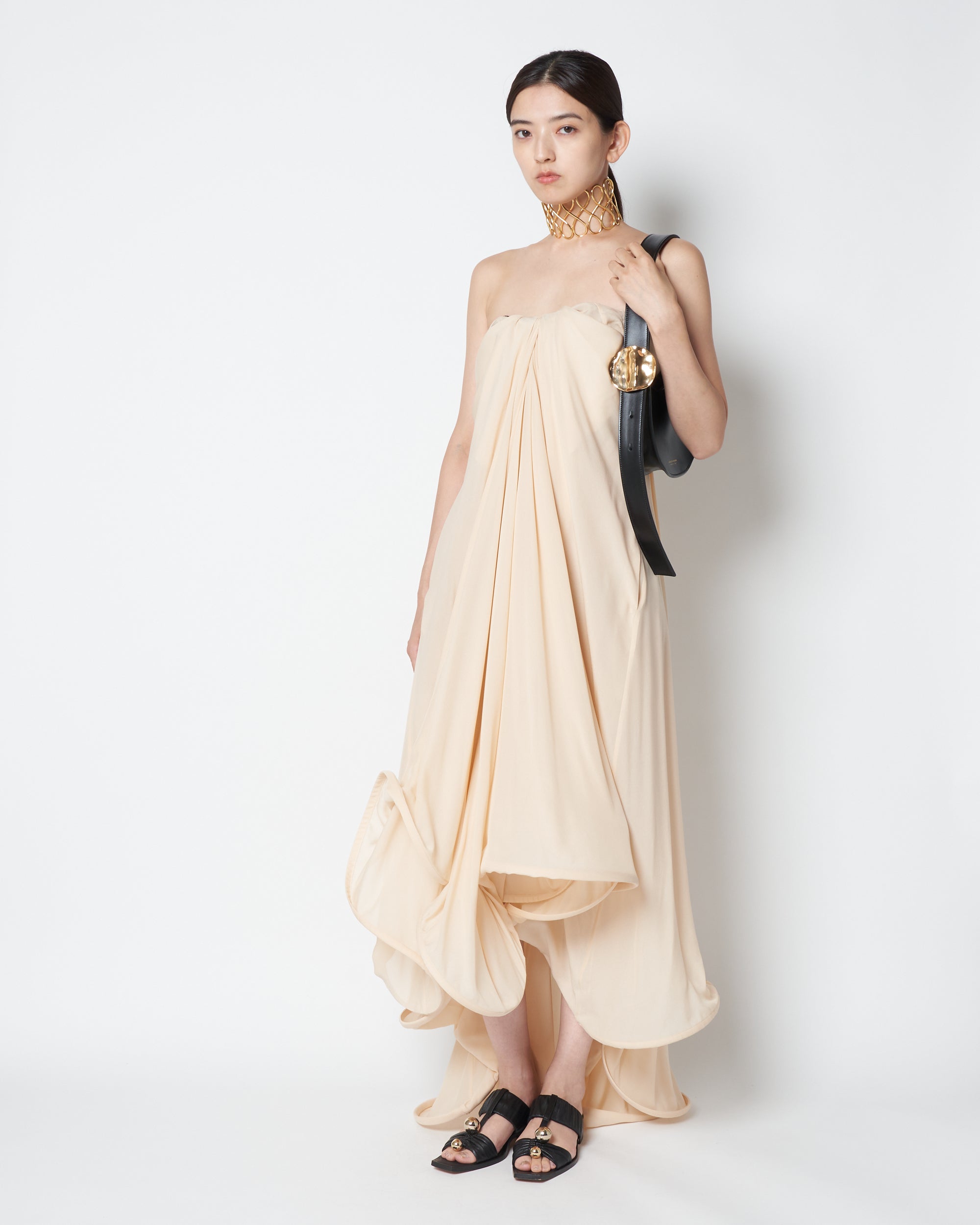 【PRE ORDER】LUISA - SILK STRUCTURED TUBE DRESS