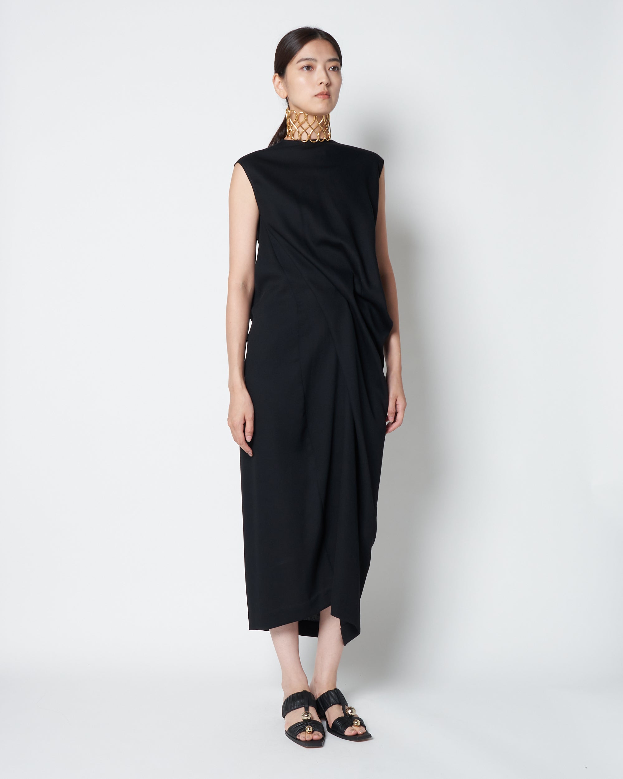 【PRE ORDER】LULEA - SUMMER WOOL DRAPED DRESS