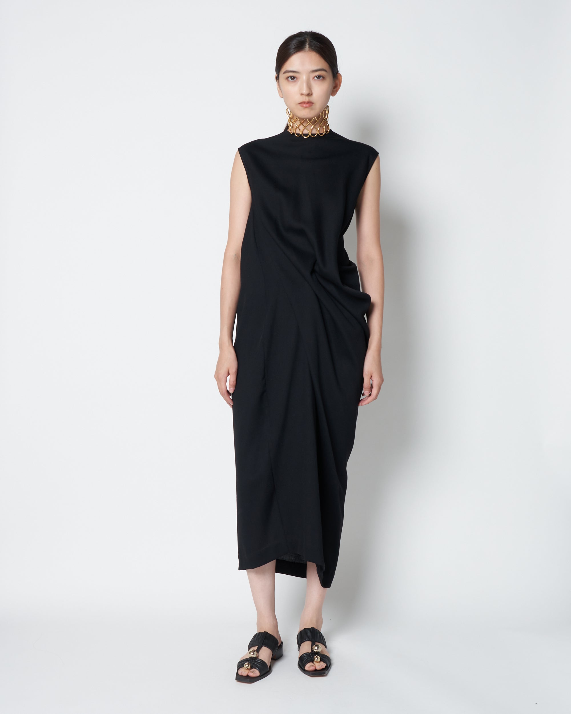 【PRE ORDER】LULEA - SUMMER WOOL DRAPED DRESS