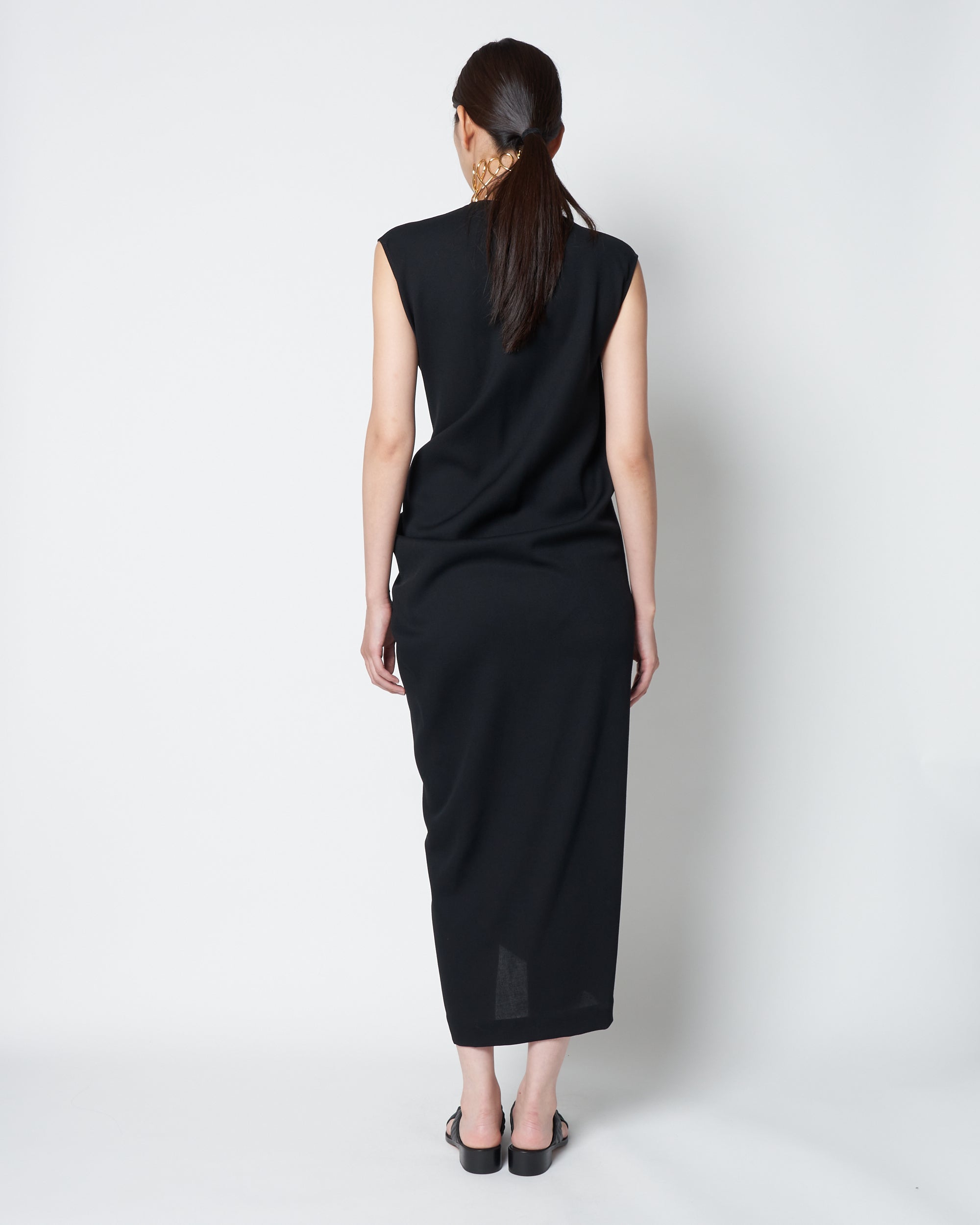 【PRE ORDER】LULEA - SUMMER WOOL DRAPED DRESS